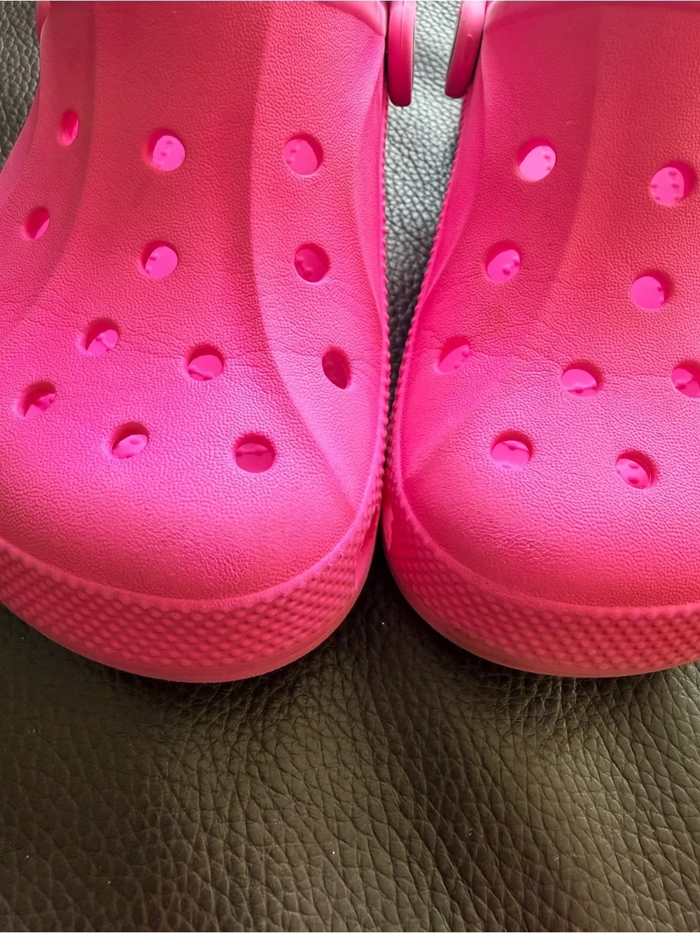 CROCS Kids Hot Pink Water Clogs